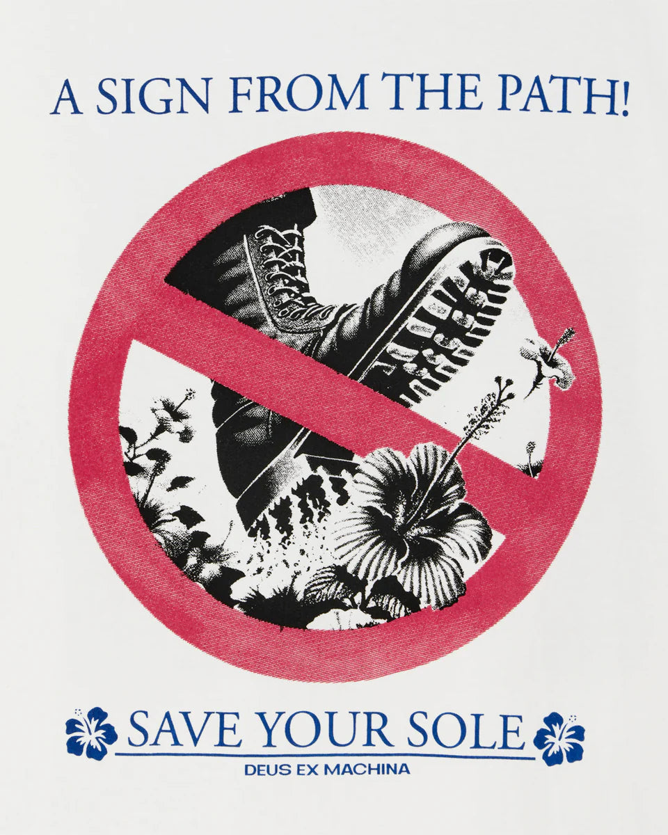 DEUS EX MACHINA SAVE YOUR SOLE MUSCLE - VINTAGE WHITE