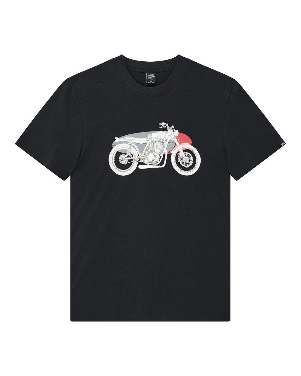 DEUS EX MACHINA DROVERS DOG TEE - BLACK