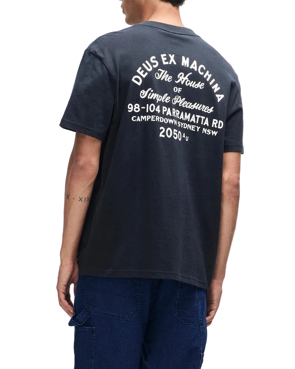 DEUS EX MACHINA DROVERS DOG TEE - BLACK