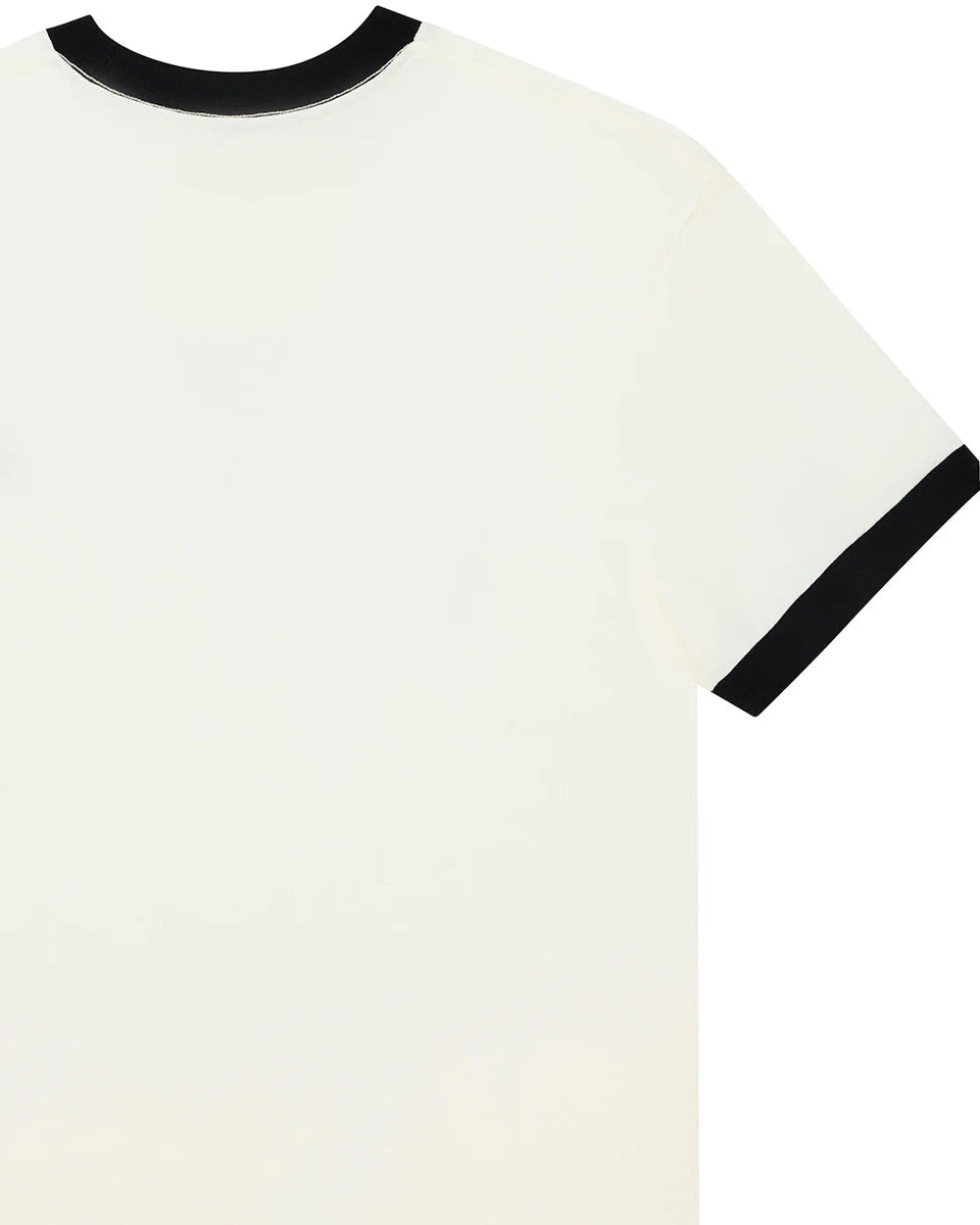 DEUS EX MACHINA ARROWS RINGER TEE - PRISTINE WHITE