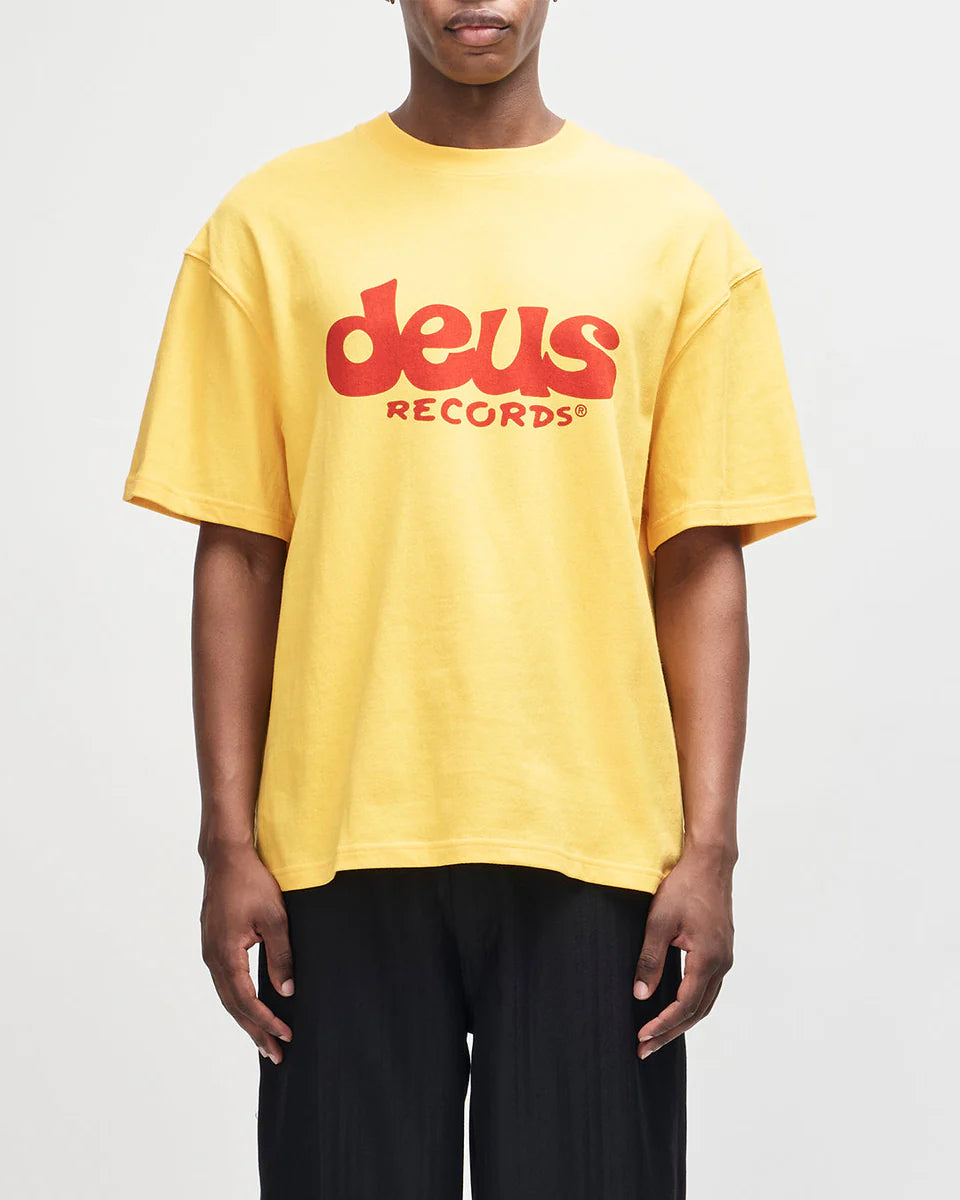 DEUS EX MACHINA SMILE TEE - CITRUS YELLOW