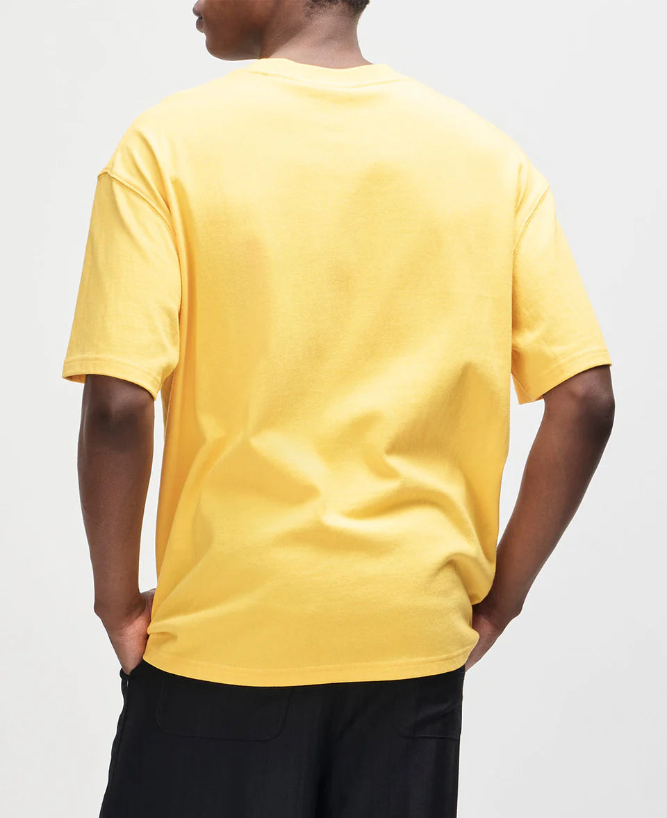 DEUS EX MACHINA SMILE TEE - CITRUS YELLOW