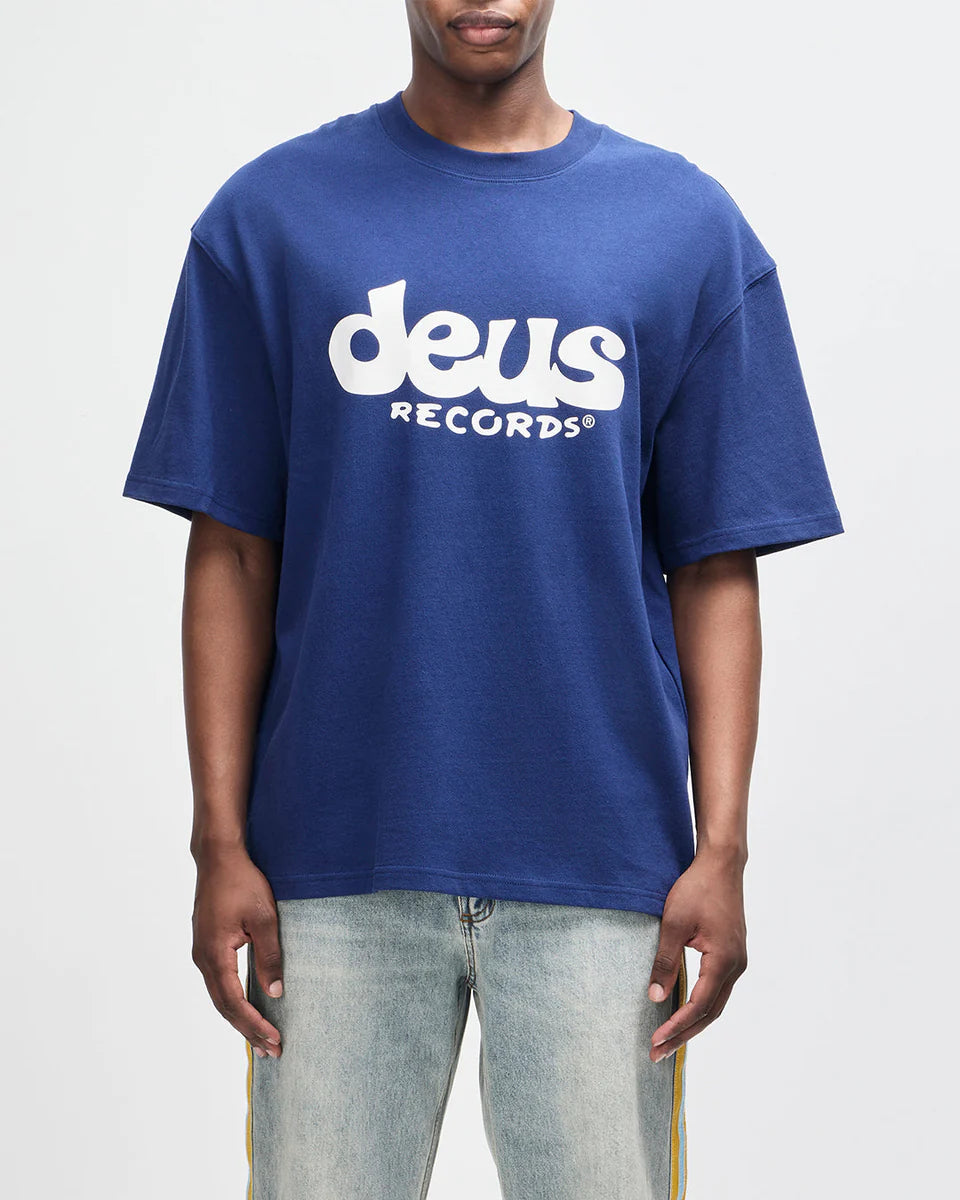 DEUS EX MACHINA SMILE TEE - LIMOGES BLUE