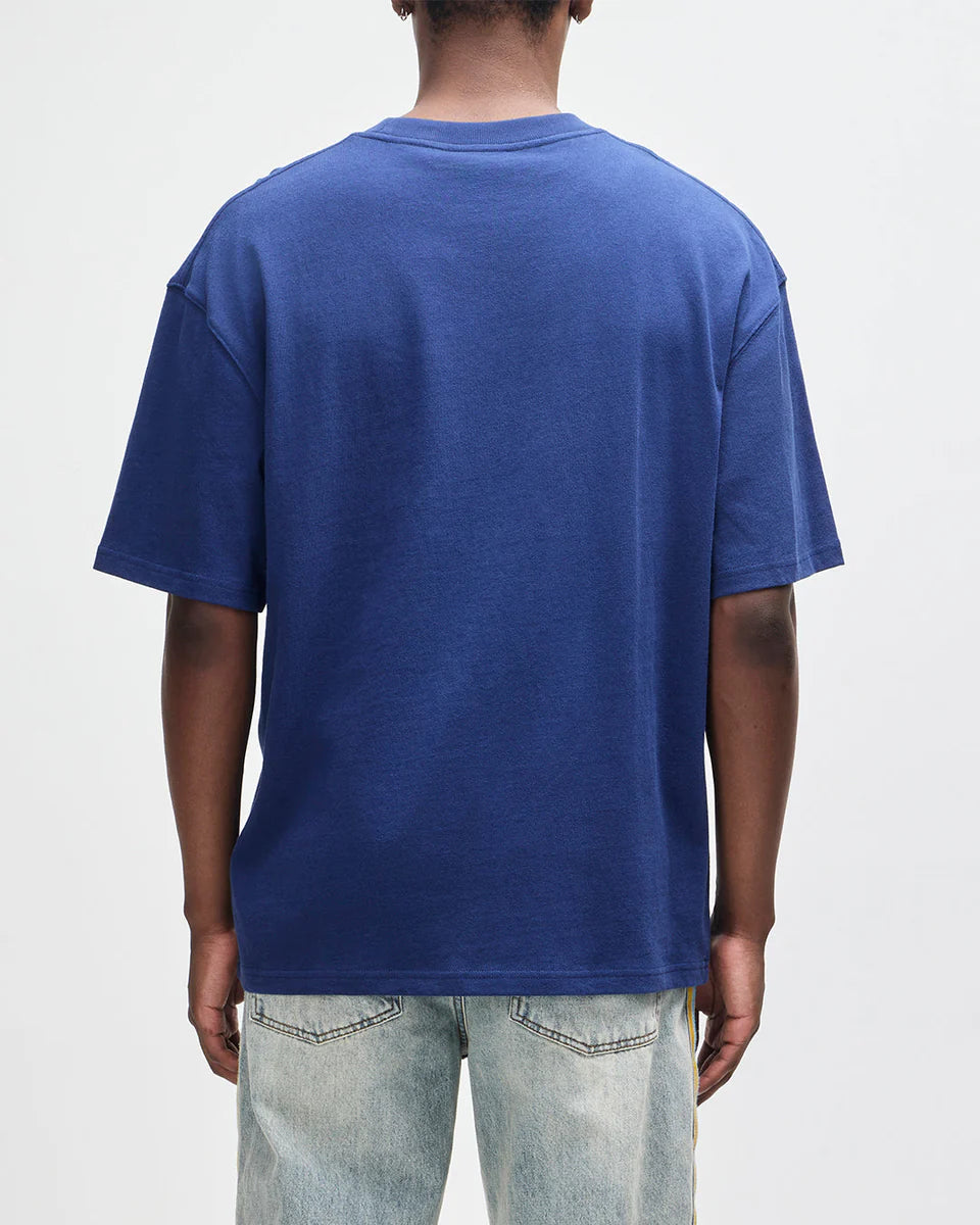DEUS EX MACHINA SMILE TEE - LIMOGES BLUE