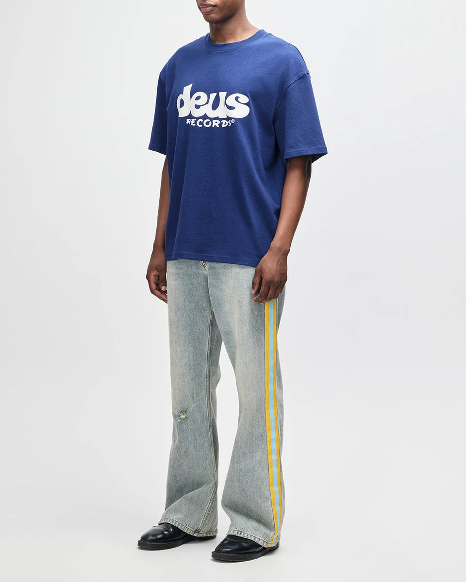 DEUS EX MACHINA SMILE TEE - LIMOGES BLUE