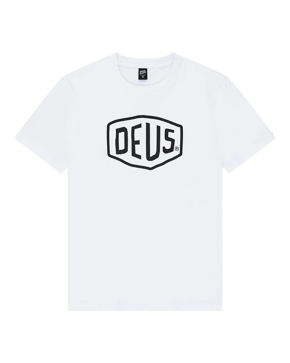Deus Ex Machina Shield Tee — White — view 3