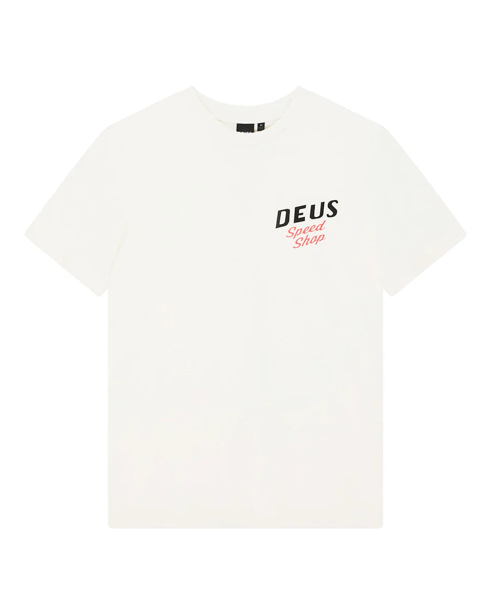 DEUS EX MACHINA DOGLEG TEE - DIRTY WHITE