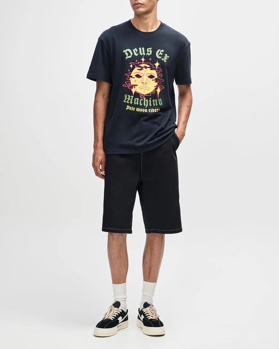 DEUS EX MACHINA SOLARIS TEE - BLACK