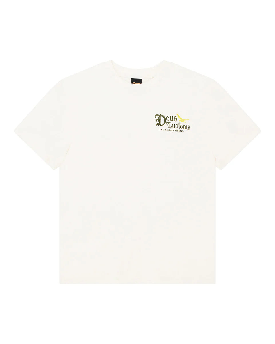 DEUS EX MACHINA BEEP-BEEP TEE - DIRTY WHITE