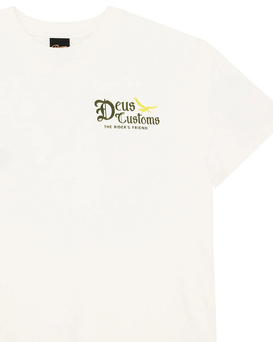 DEUS EX MACHINA BEEP-BEEP TEE - DIRTY WHITE
