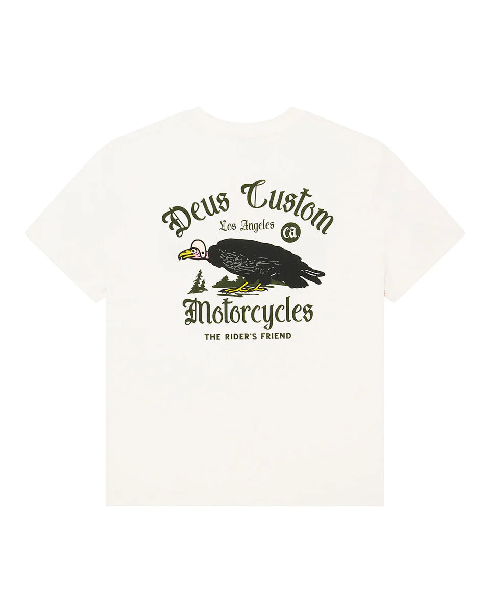 DEUS EX MACHINA BEEP-BEEP TEE - DIRTY WHITE