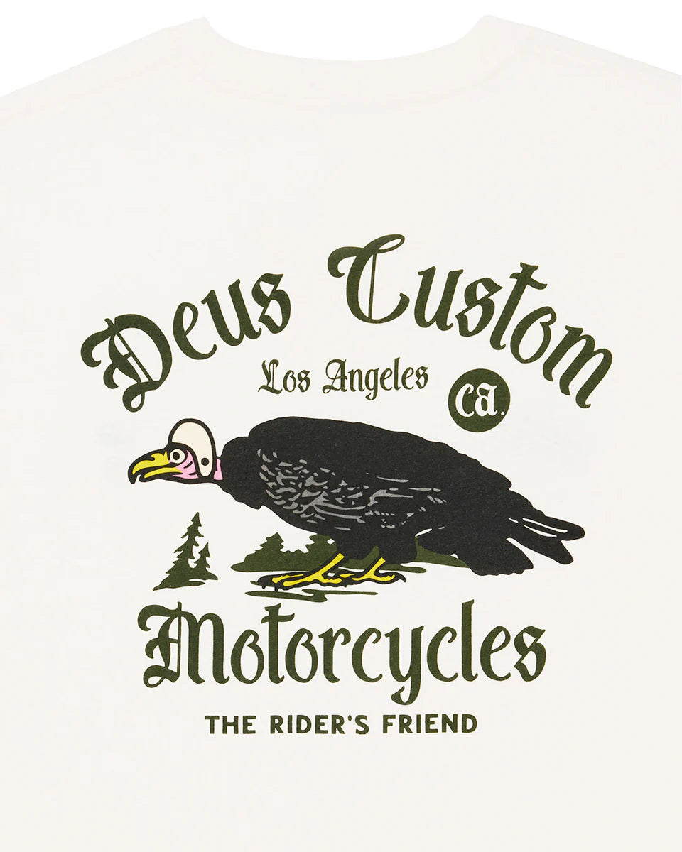 DEUS EX MACHINA BEEP-BEEP TEE - DIRTY WHITE