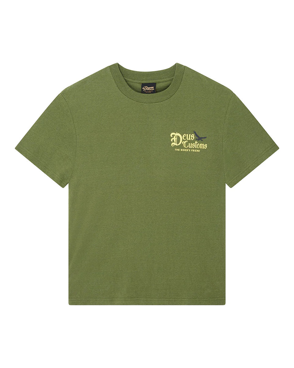 DEUS EX MACHINA BEEP-BEEP TEE - PINE GREEN