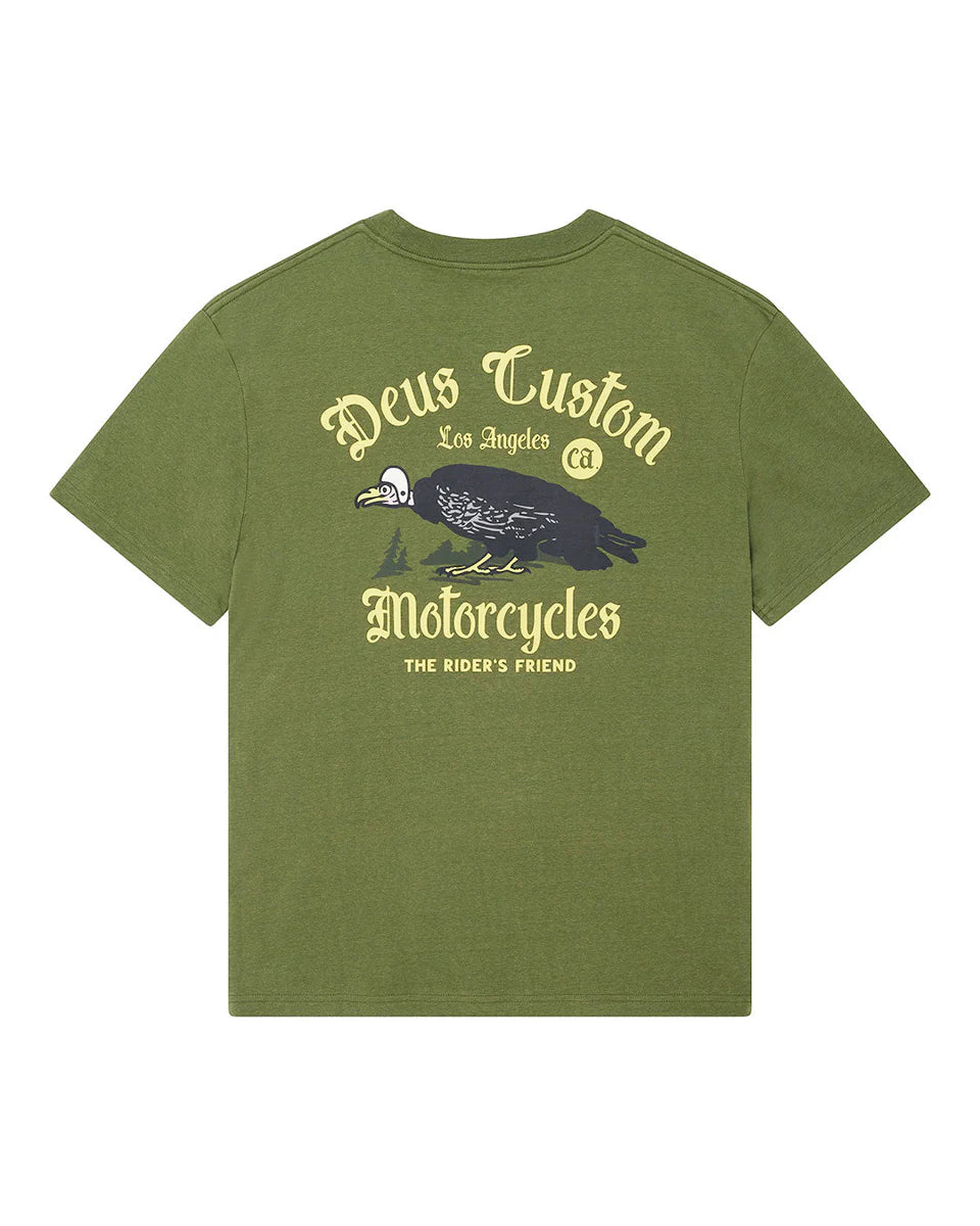 DEUS EX MACHINA BEEP-BEEP TEE - PINE GREEN