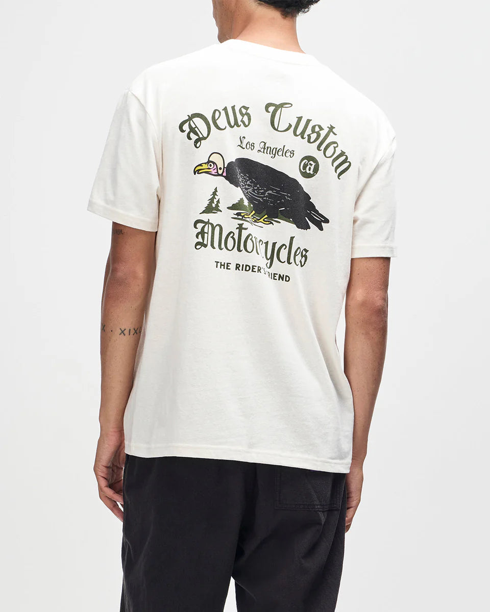 DEUS EX MACHINA BEEP-BEEP TEE - DIRTY WHITE