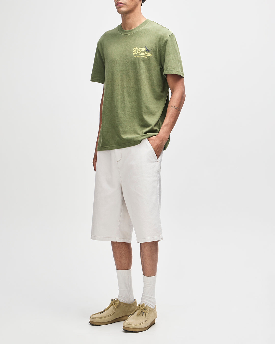 DEUS EX MACHINA Beep-Beep Tee - Pine Green