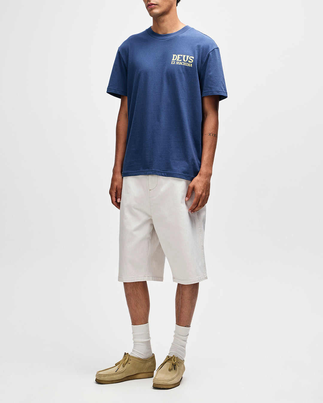 DEUS EX MACHINA Chinook Tee - Mechanic Blue