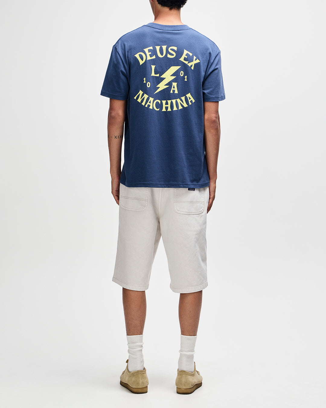 DEUS EX MACHINA Chinook Tee - Mechanic Blue
