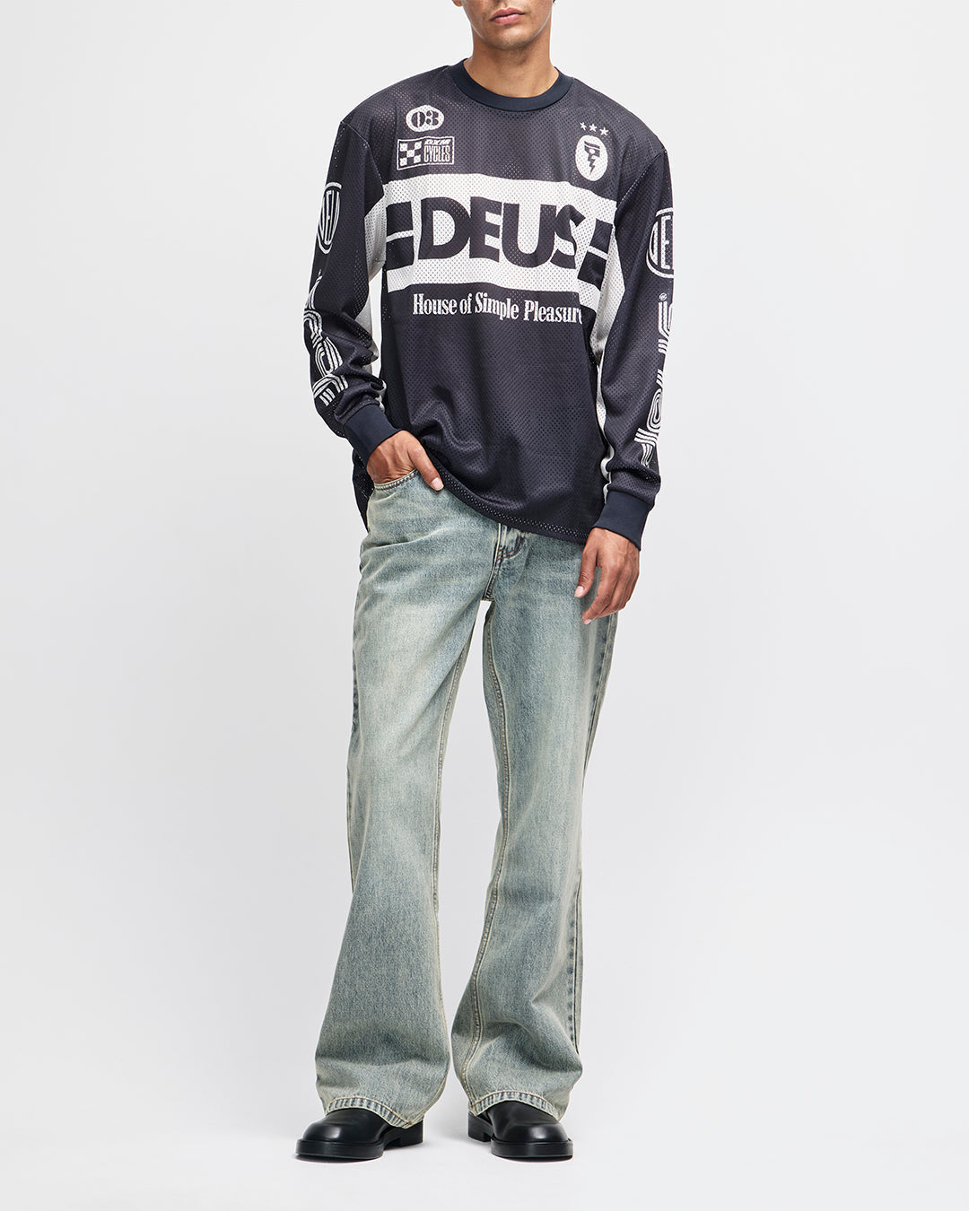 DEUS EX MACHINA OFF ROAD MX JERSEY 2.0 - BLACK
