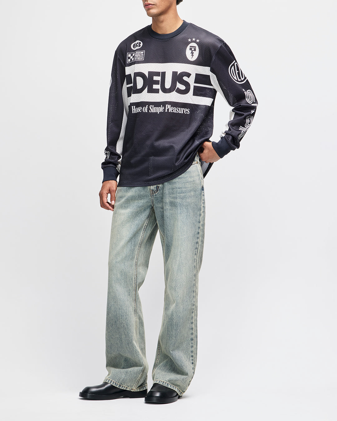 DEUS EX MACHINA OFF ROAD MX JERSEY 2.0 - BLACK