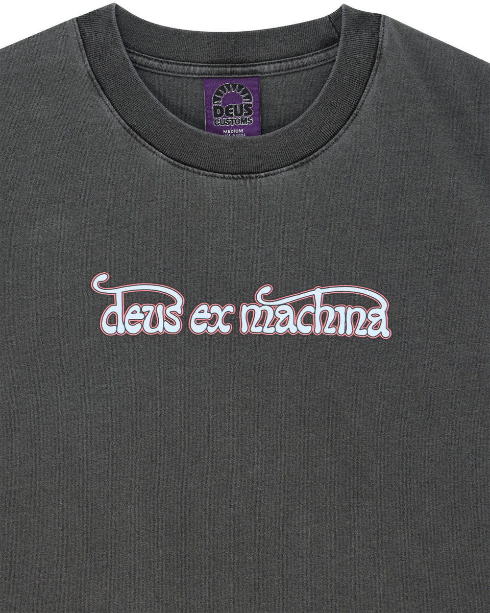 DEUS EX MACHINA VIRTUAL INSANITY TEE - ANTHRACITE
