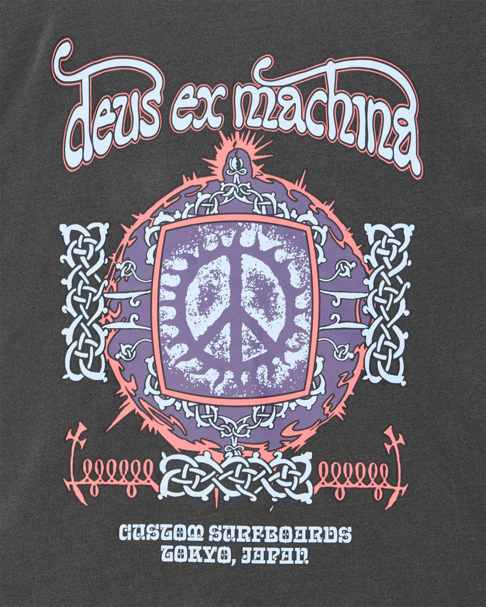 DEUS EX MACHINA VIRTUAL INSANITY TEE - ANTHRACITE