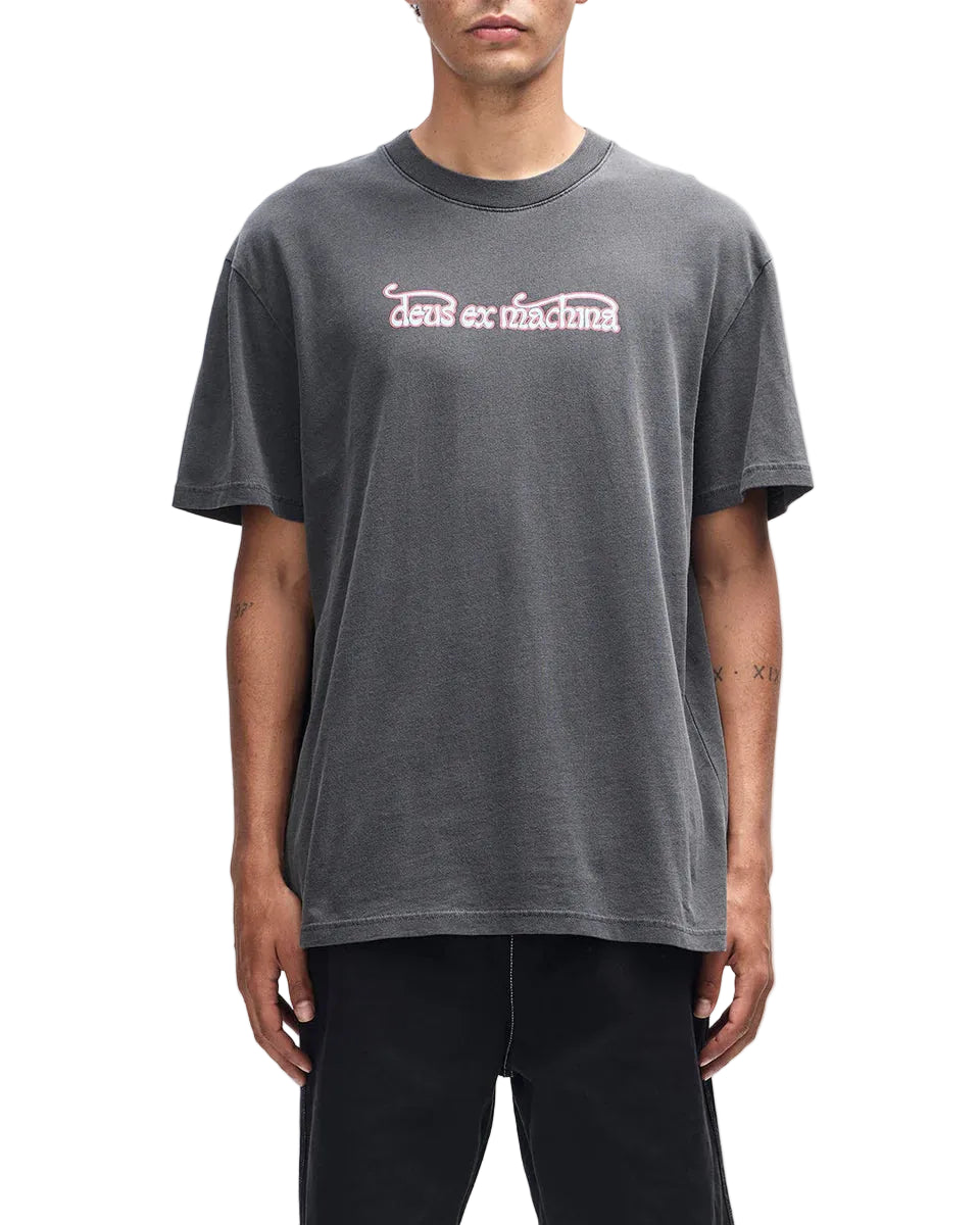 DEUS EX MACHINA VIRTUAL INSANITY TEE - ANTHRACITE