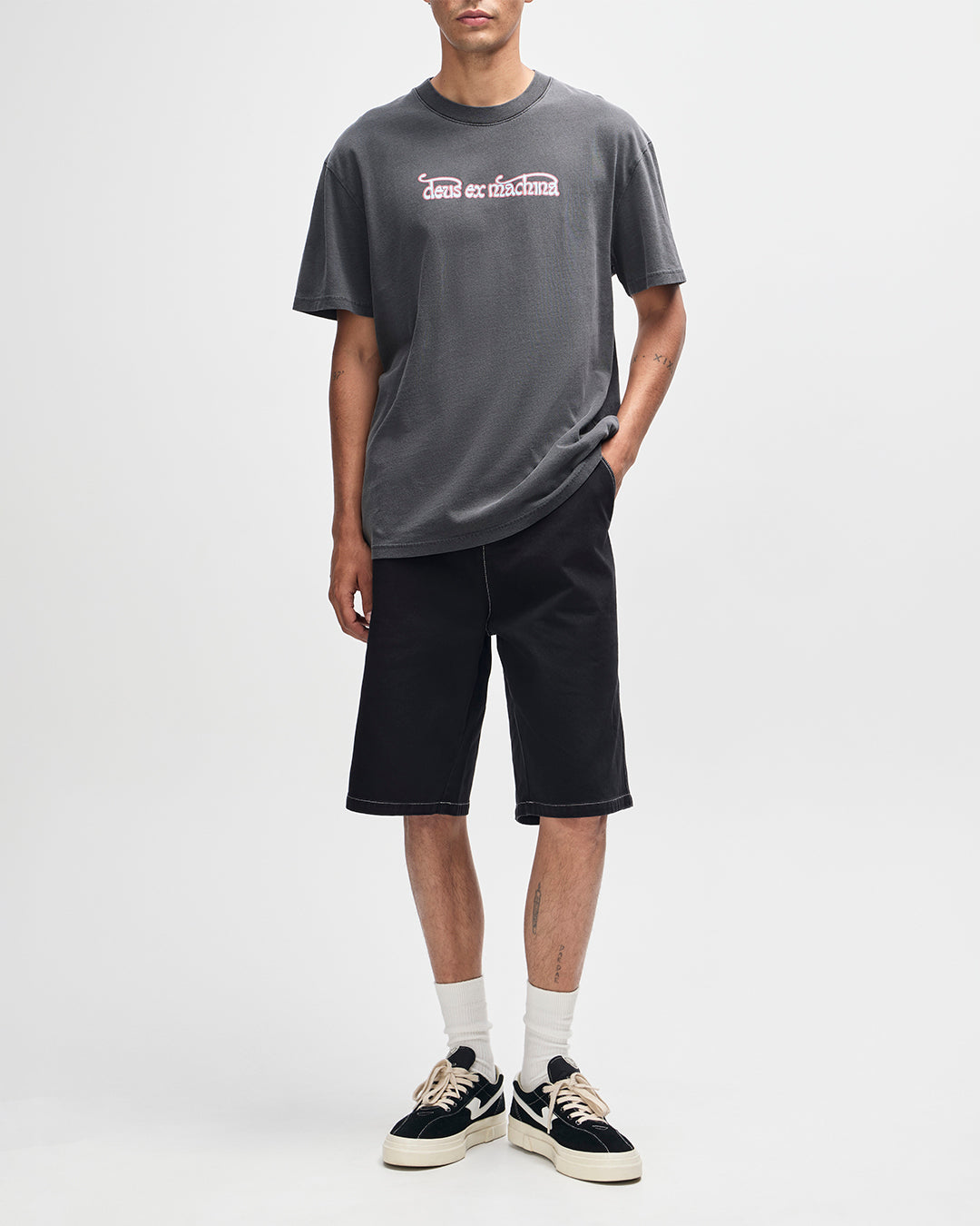 DEUS EX MACHINA Virtual Insanity Tee - Anthracite