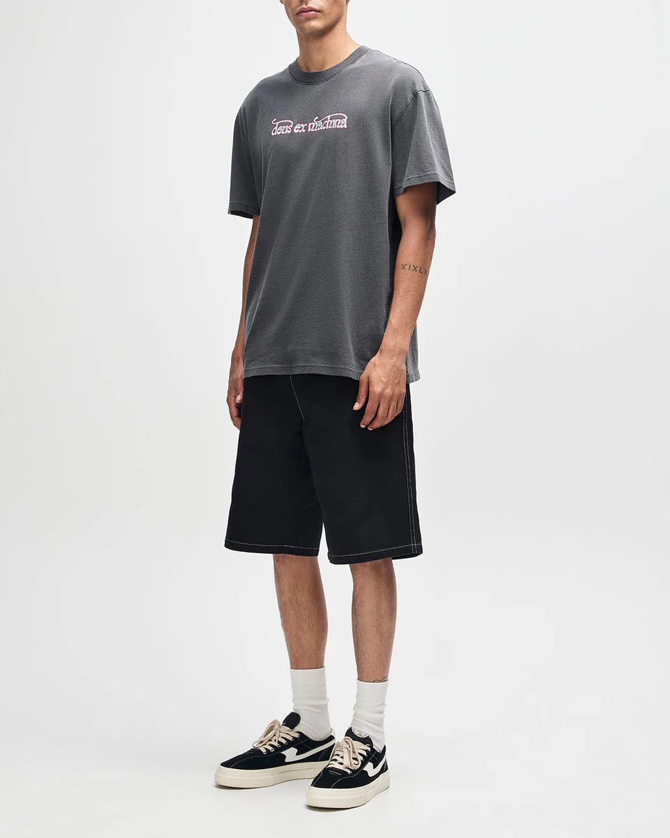 DEUS EX MACHINA VIRTUAL INSANITY TEE - ANTHRACITE