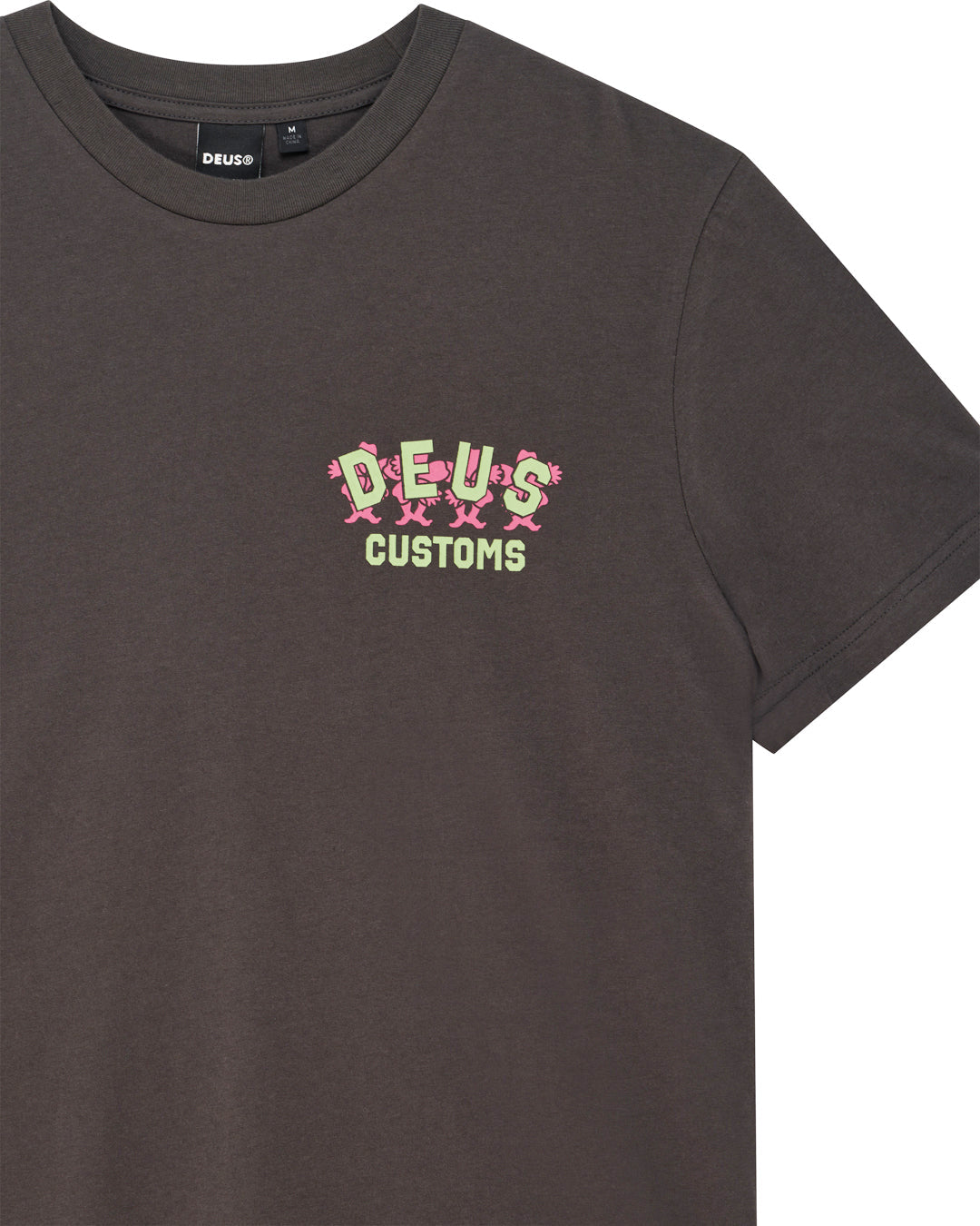DEUS EX MACHINA Fancy Pansy Tee - Anthracite