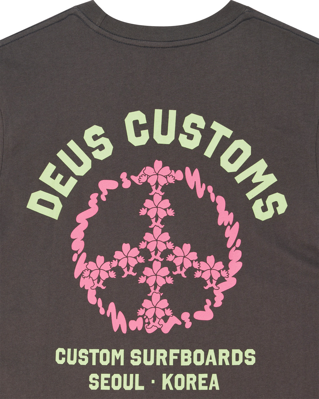 DEUS EX MACHINA Fancy Pansy Tee - Anthracite