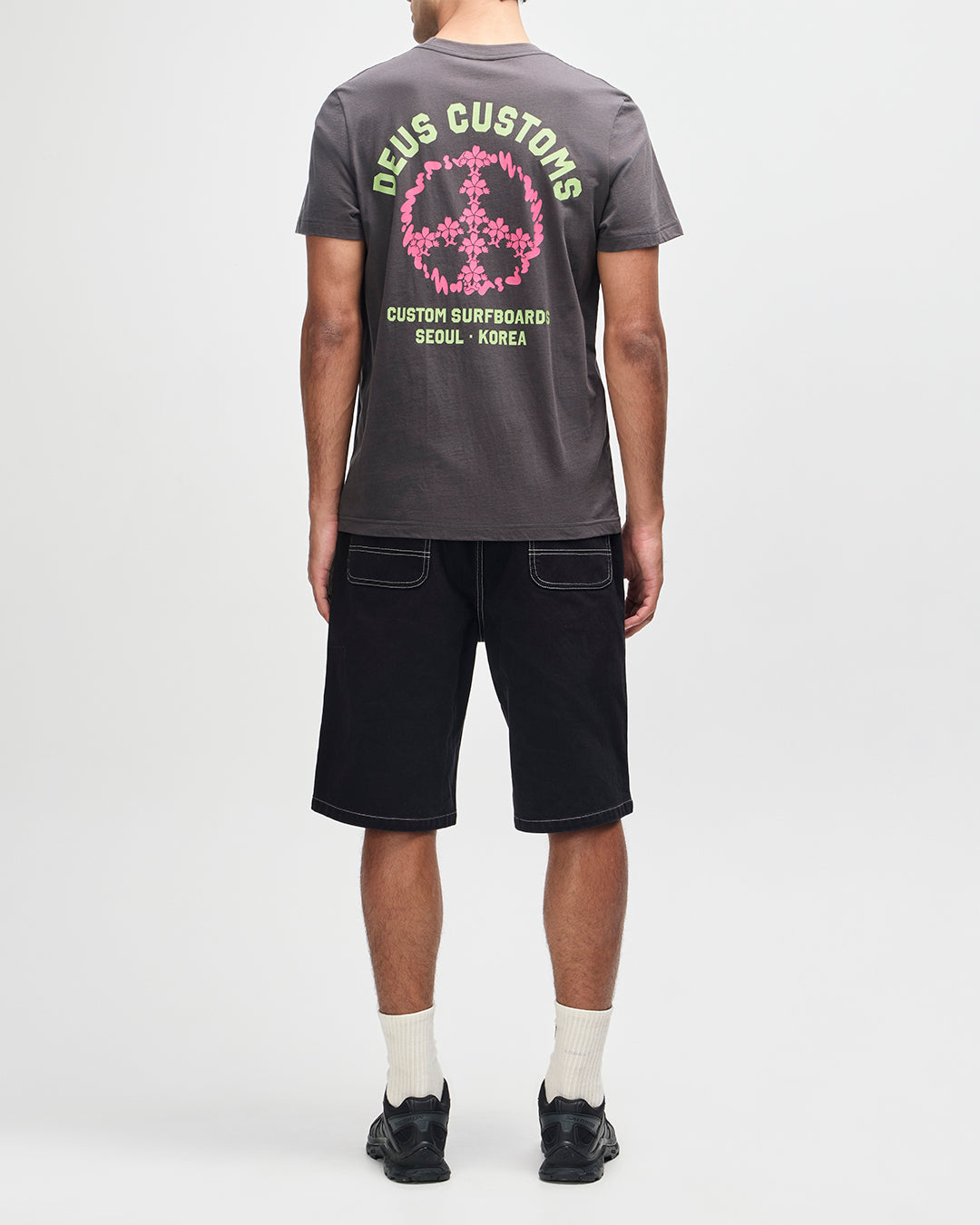 DEUS EX MACHINA Fancy Pansy Tee - Anthracite