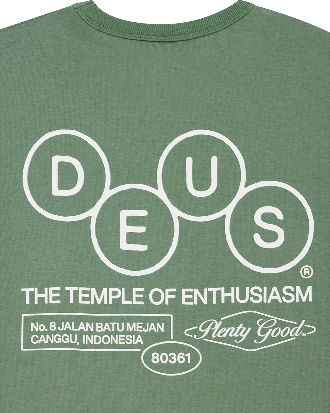 DEUS EX MACHINA Mechanism Tee - Loden Frost Green