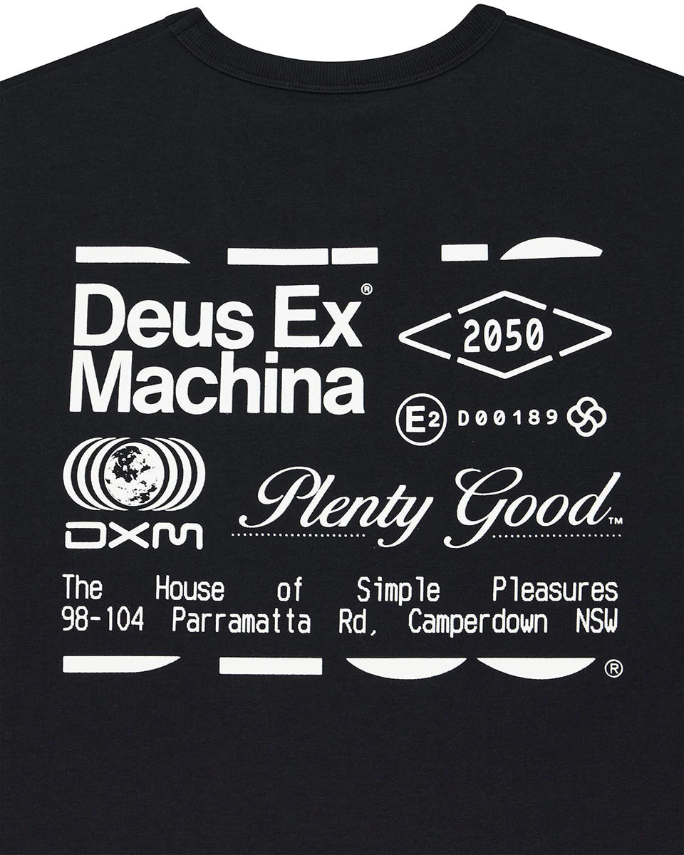 DEUS EX MACHINA PLENTY GOOD TEE - BLACK