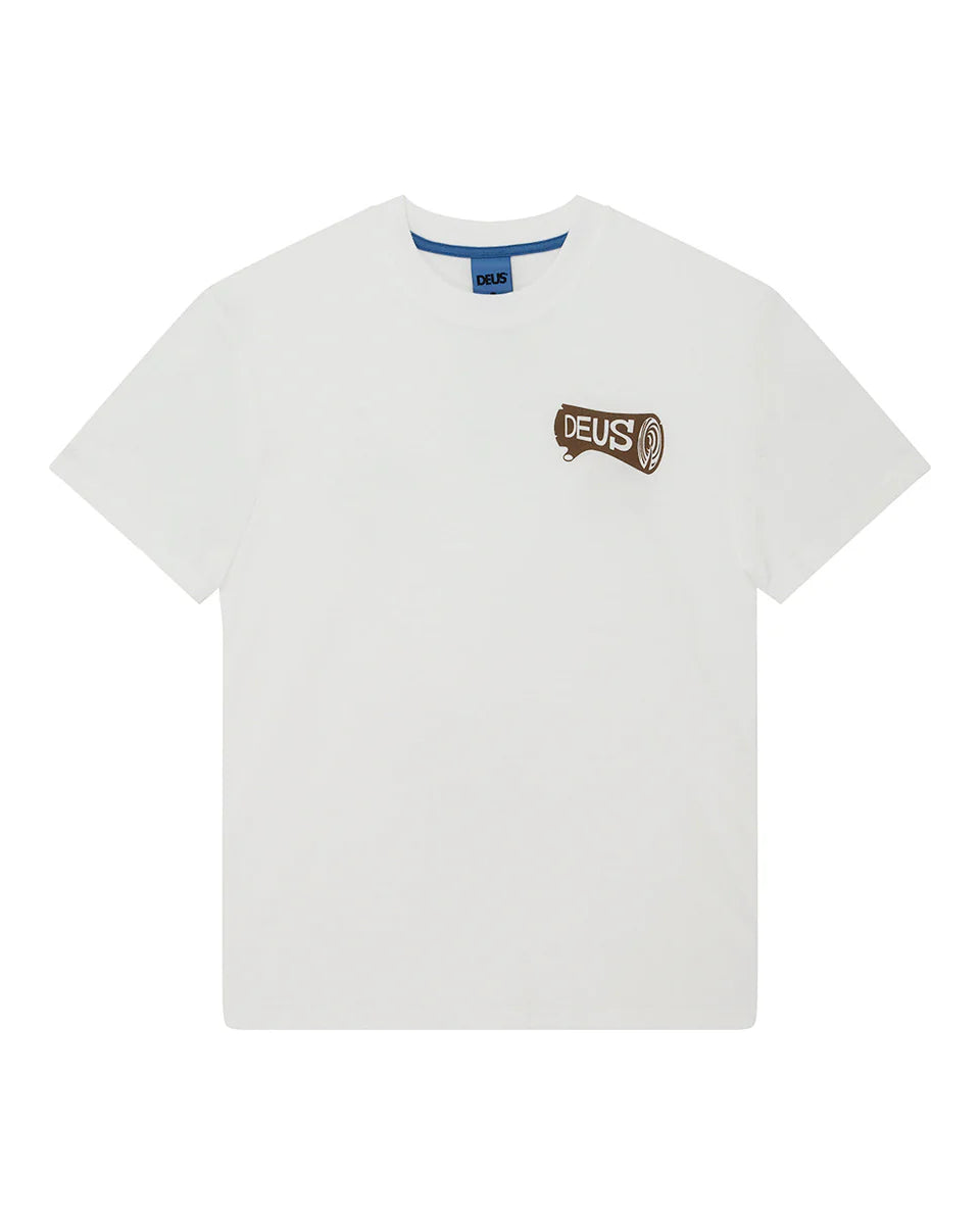 DEUS EX MACHINA LOG TEE - VINTAGE WHITE