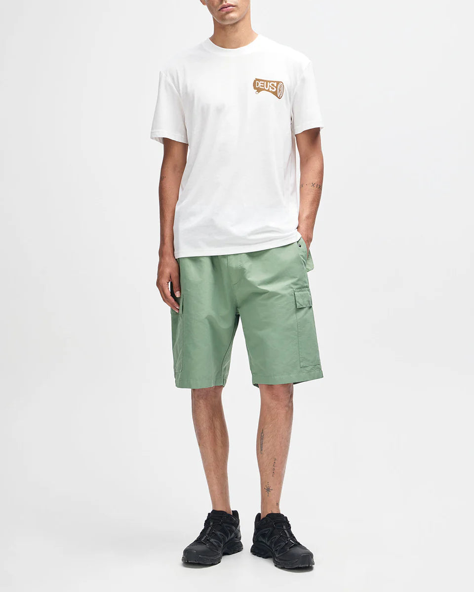 DEUS EX MACHINA LOG TEE - VINTAGE WHITE
