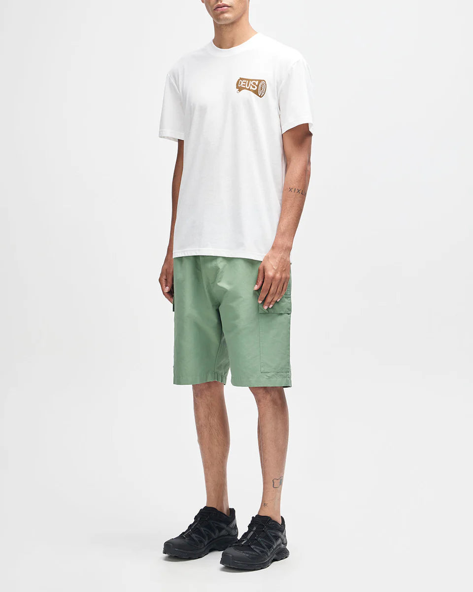 DEUS EX MACHINA LOG TEE - VINTAGE WHITE