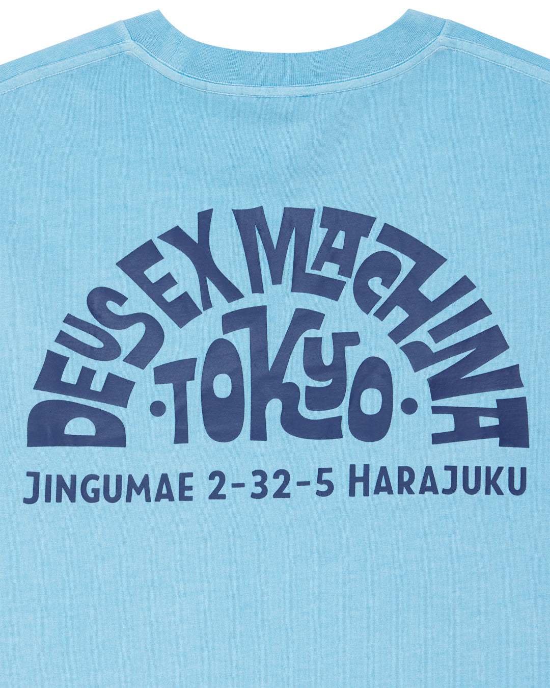 DEUS EX MACHINA Tokyo Address Tee - Bonnie Blue