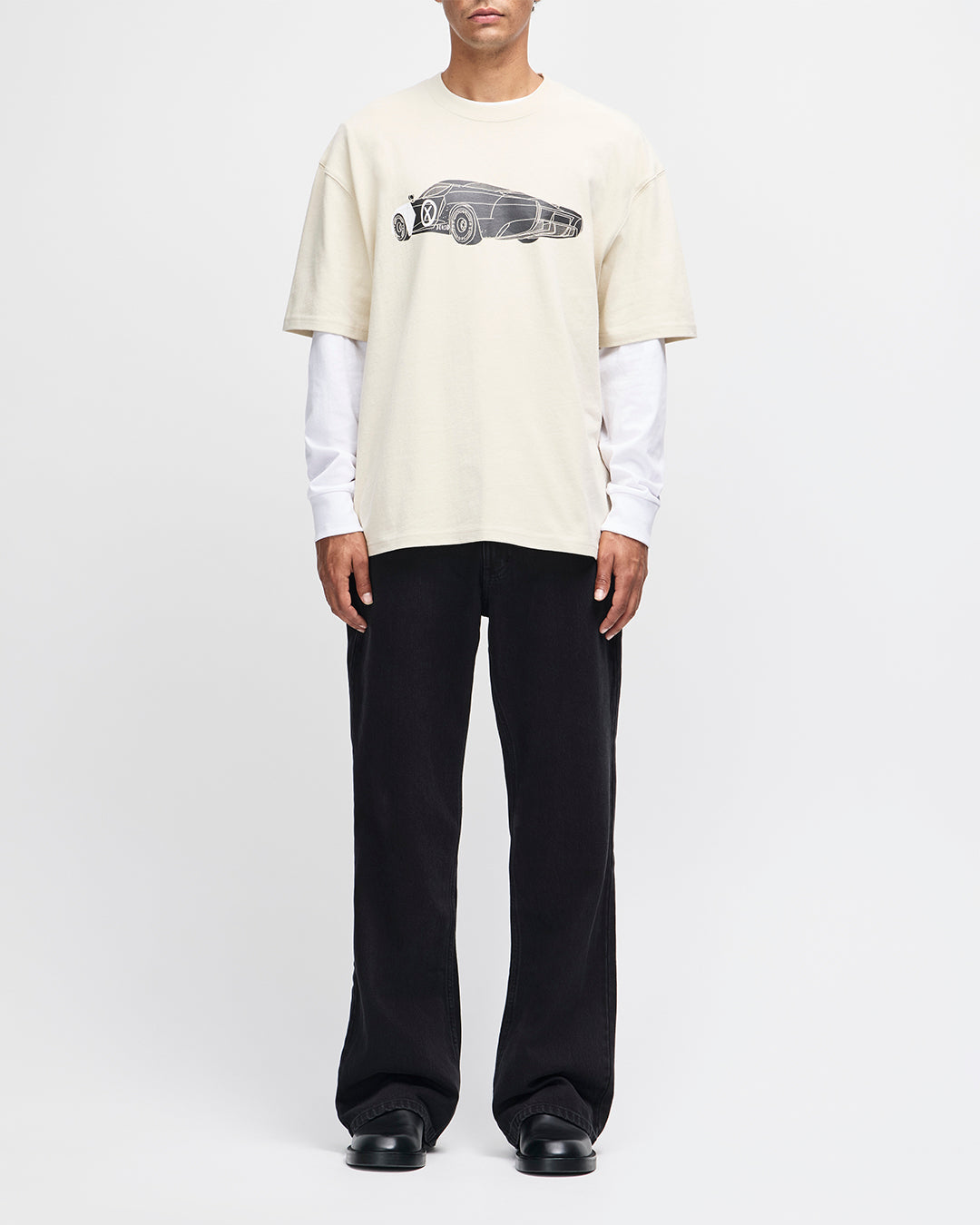 DEUS EX MACHINA Deus x AGTZ Twin Tail Series Tee - Bone White