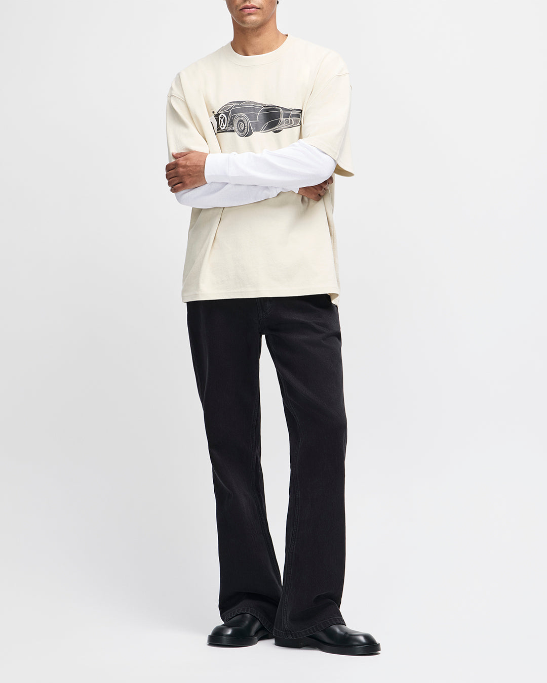 DEUS EX MACHINA Deus x AGTZ Twin Tail Series Tee - Bone White
