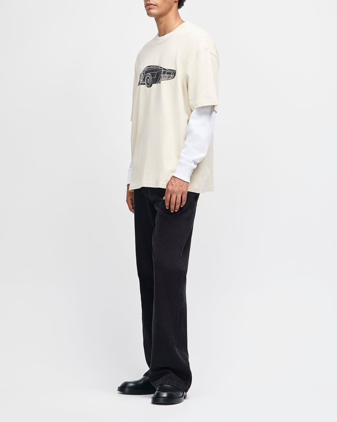 DEUS EX MACHINA Deus x AGTZ Twin Tail Series Tee - Bone White