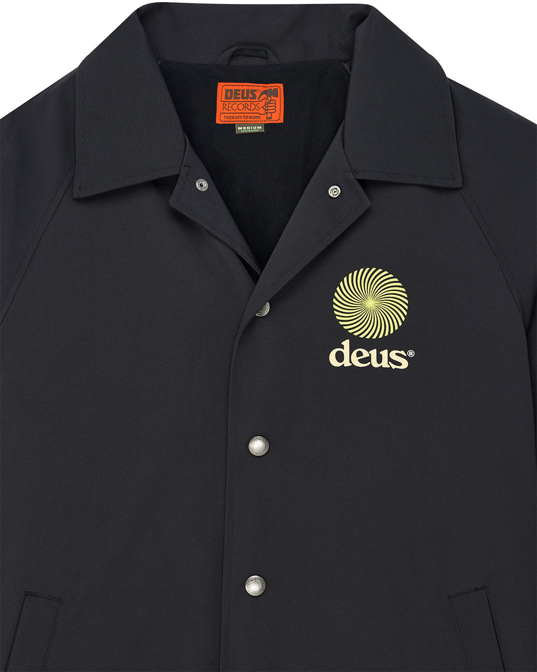 DEUS EX MACHINA STRATA COACH JACKET - BLACK