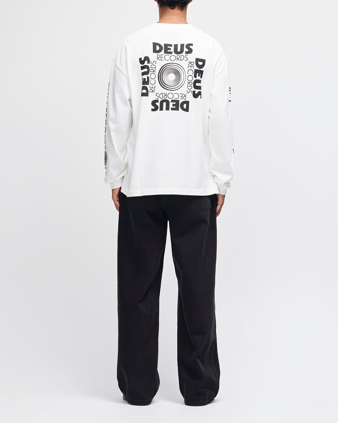 DEUS EX MACHINA DEFACTO LS TEE - VINTAGE WHITE