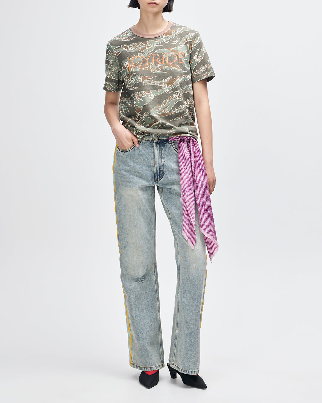 DEUS EX MACHINA Joyride Ringer Tee - Ground Cover Green