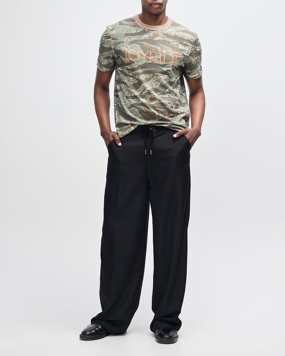 DEUS EX MACHINA Joyride Ringer Tee - Ground Cover Green