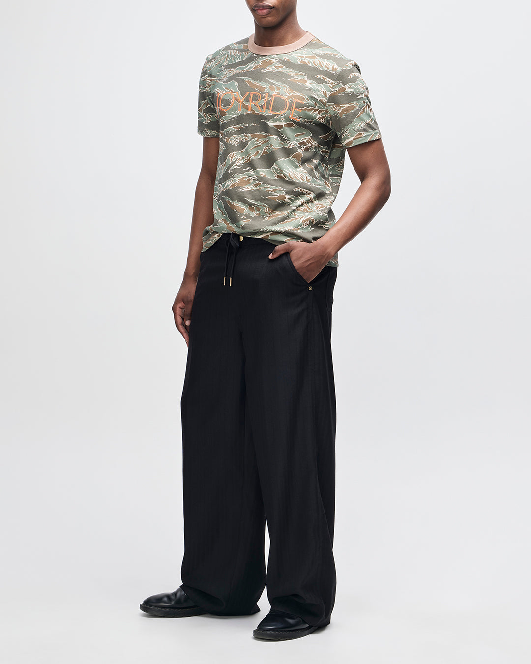 DEUS EX MACHINA Joyride Ringer Tee - Ground Cover Green