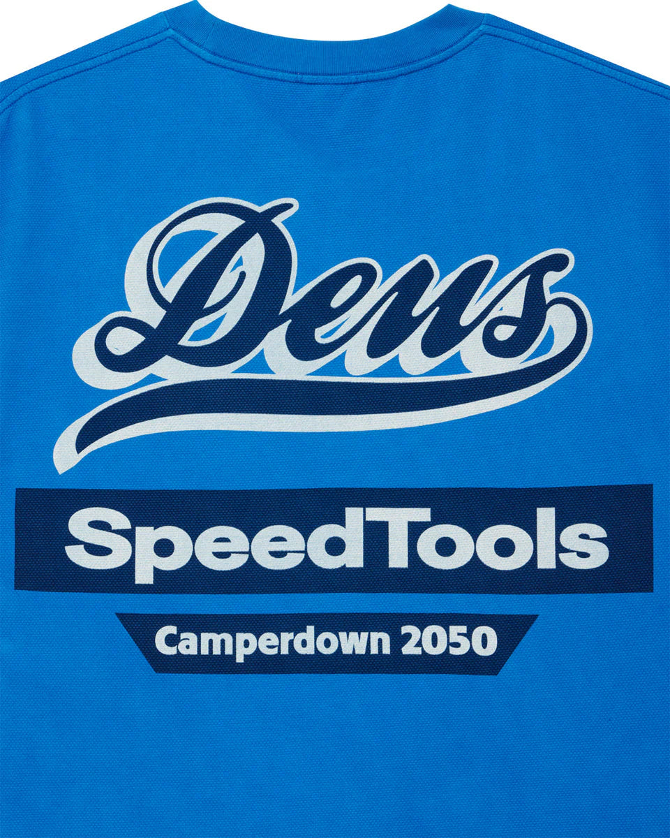 DEUS EX MACHINA FLOHMARKT OVERSIZED TEE - DAPHNE BLUE
