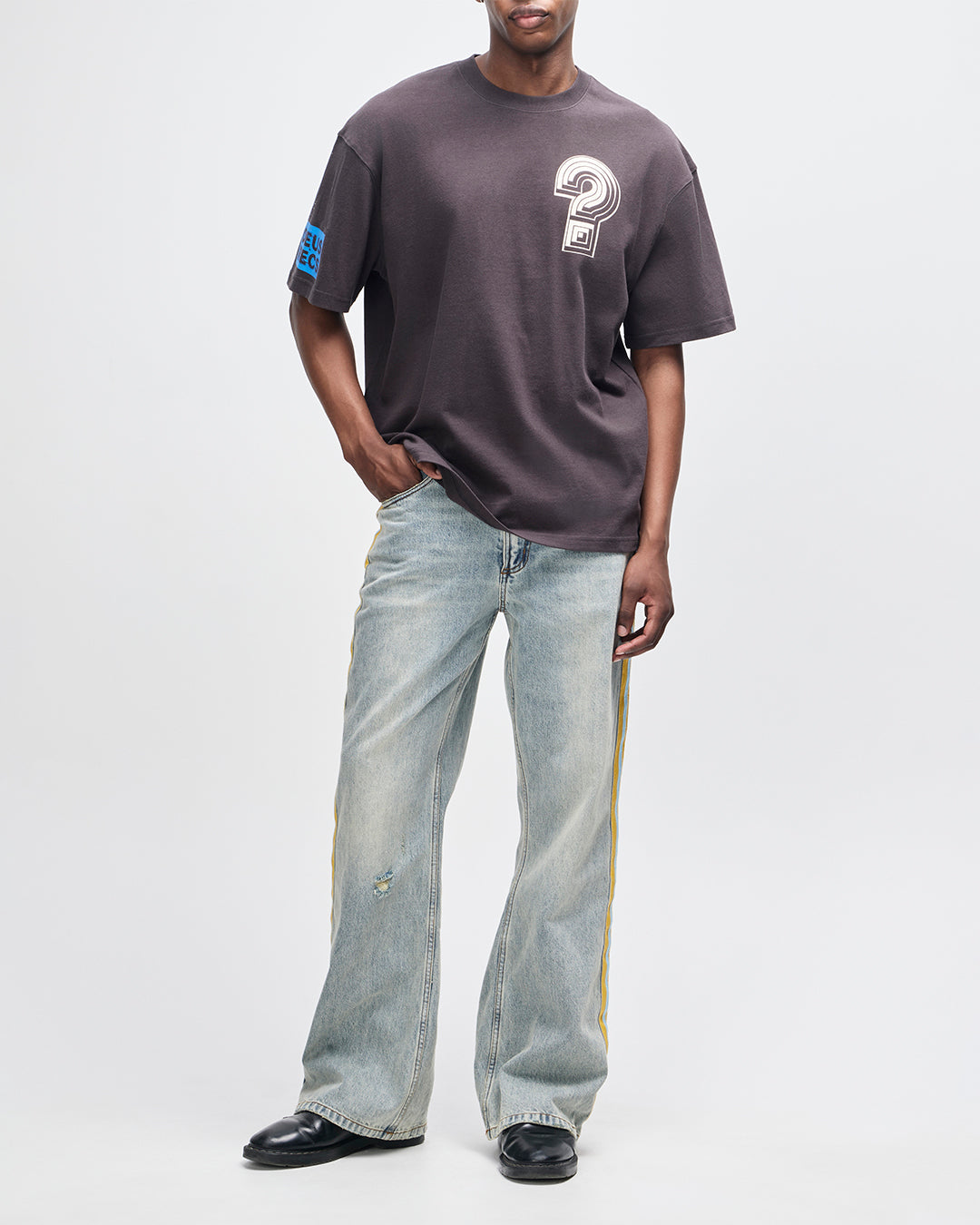 DEUS EX MACHINA Working Towards Tee - Anthracite