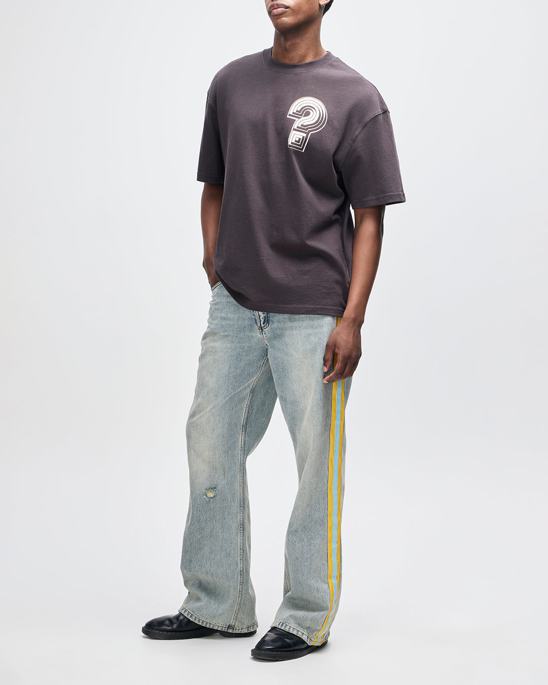 DEUS EX MACHINA Working Towards Tee - Anthracite