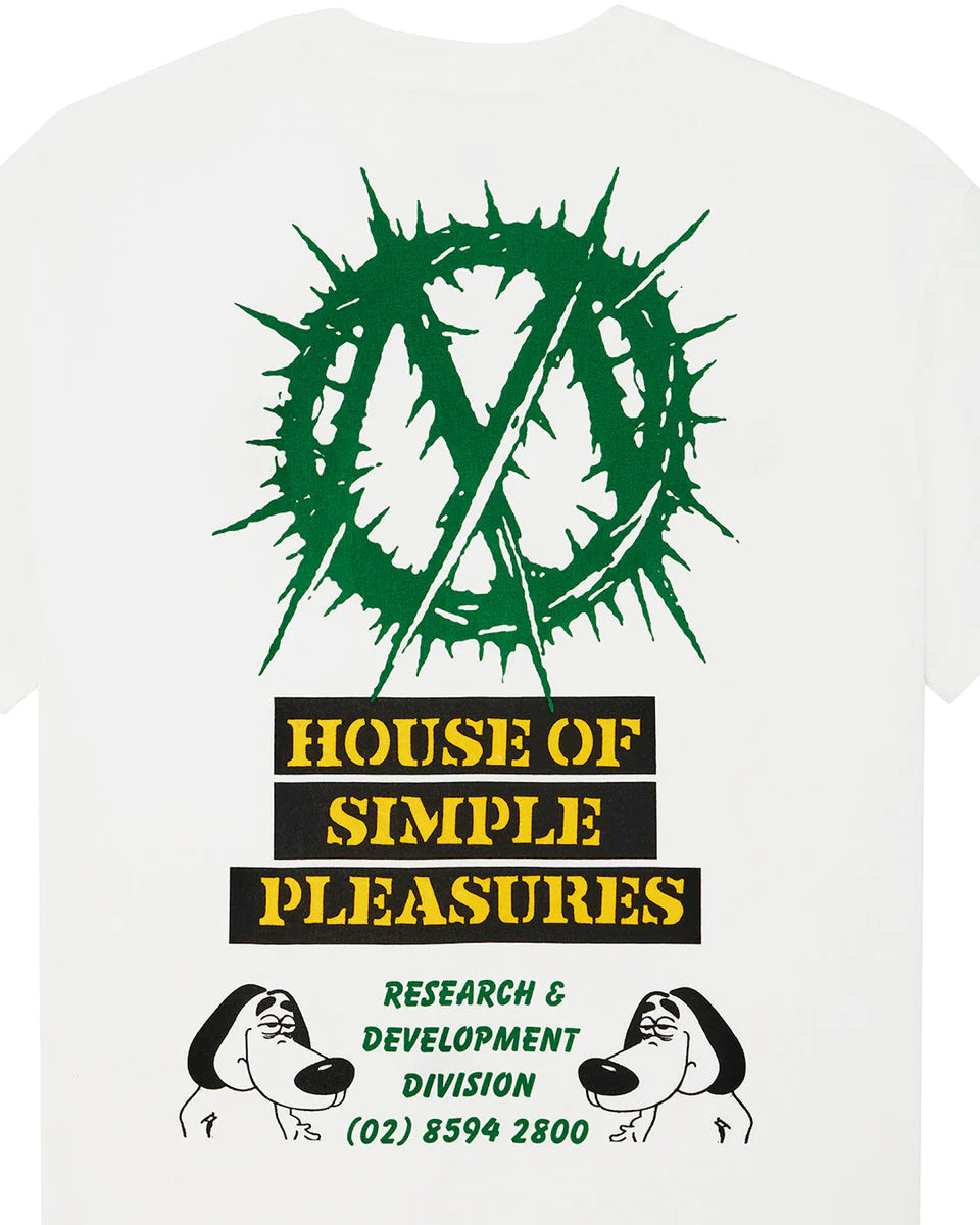 DEUS EX MACHINA OFFICE MUSIQUE TEE - VINTAGE WHITE